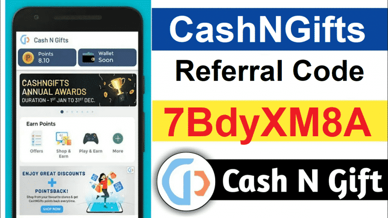 Download CashNGifts Referral Code Earn Free Rs 15 Paytm Cash