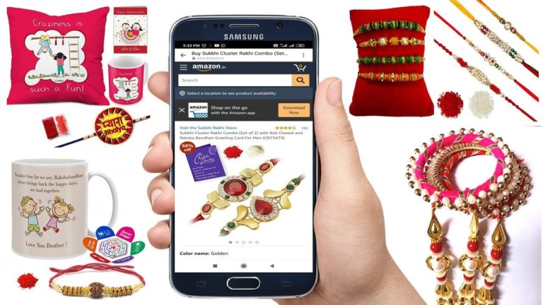 Amazon Rakhis & Rakhi Hampers Online Offers Store Buy Starting at Rs 61