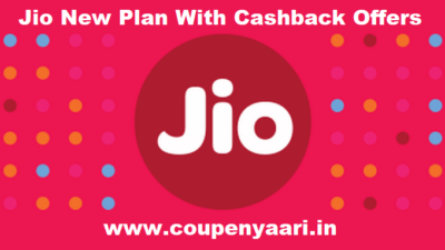 Jio Recharge 399, 459 & 499 Plan Offer Cashback November 2017