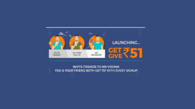 Mr Voonik Referral Code: AAMEQ3L and Get Free Rs 51 Credit