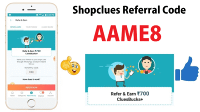 ShopClues Referral Code AAME8 Free Rs 100 CluesBucks Plus