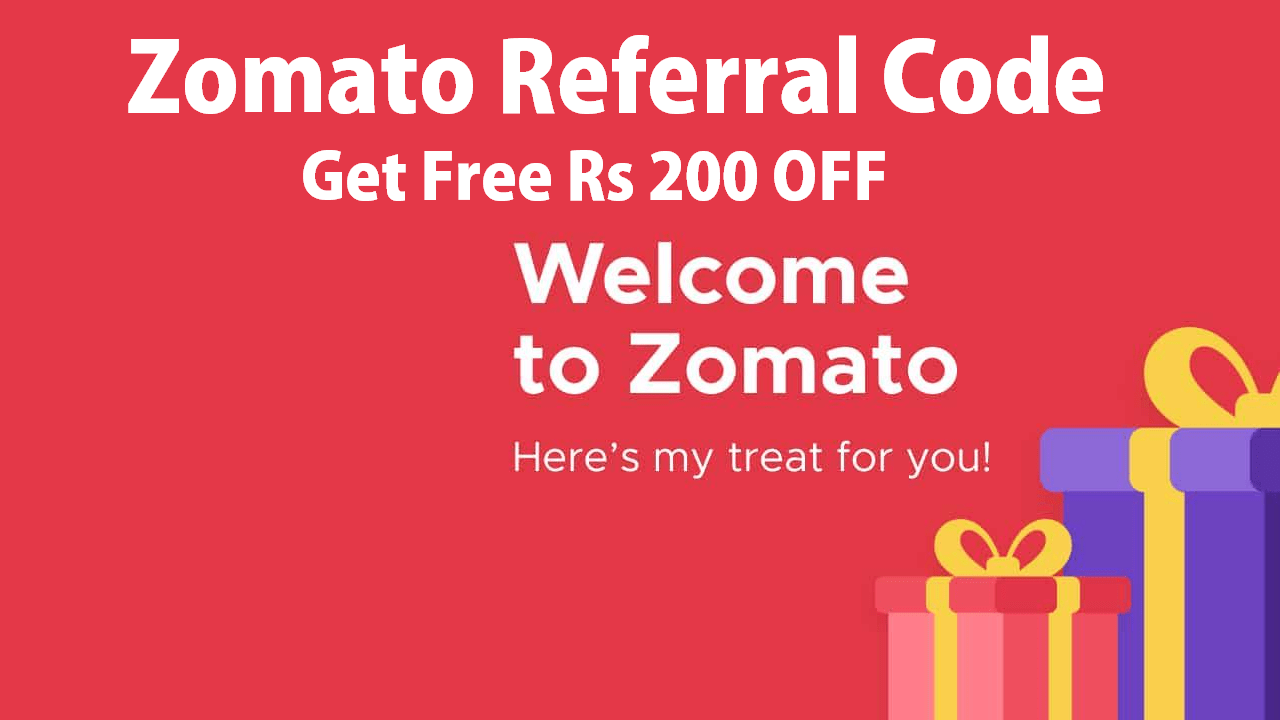 Zomato Referral Code Get Free ₹200 Instant Discount