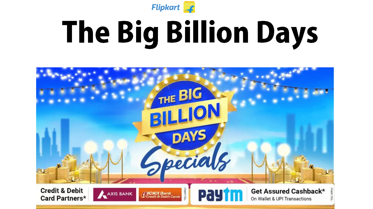 Flipkart The Big Billion Days Sale 2021 Date & Bank Offers