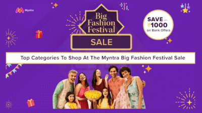 Myntra Big Fashion Festival Sale 2022 Get Upto 80% Off