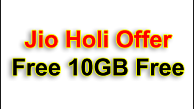 Jio Holi Offer Miss Call 1299 and Get 10 GB 4G Free Data for 1 Month