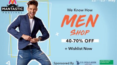 Myntra Mantastic Festival 22nd -23rd May 2019