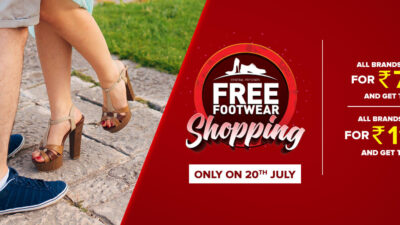 Central Mall Free Footwear Shopping only on 20th July 2019