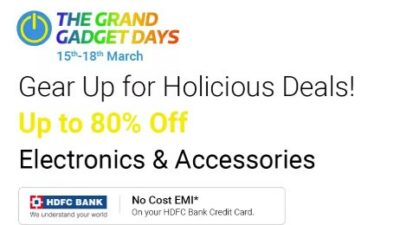 Flipkart The Grand Gadget Days Sale 25th -27th July 2019