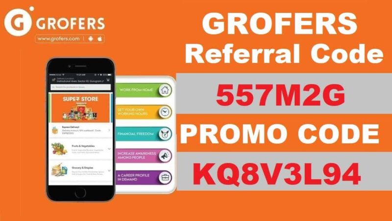Download APK Grofers Referral Code: 557M2G Get Free Up to Rs 100