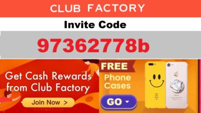 Club Factory Invite Code Get Free Coupon ₹100 + Refer & Earn Paytm