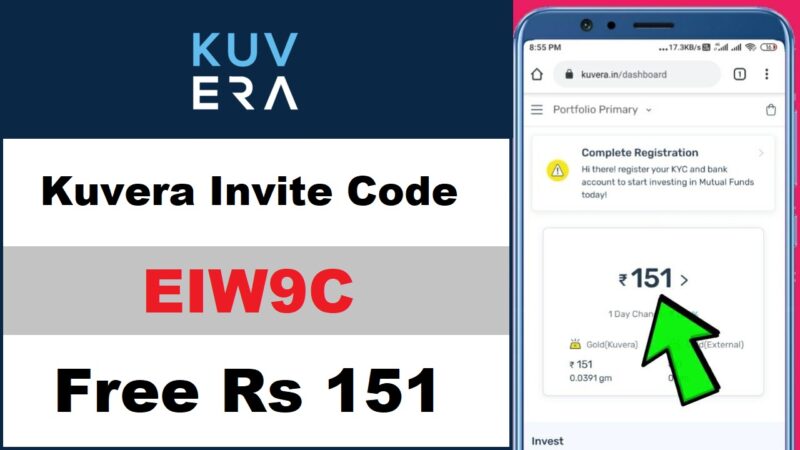 Download APK Kuvera Invite Code EIW9C 100 Coin Digital Gold