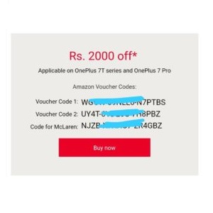 OnePlus Referral Code Get Flat ₹2000 Coupon Code January 2020