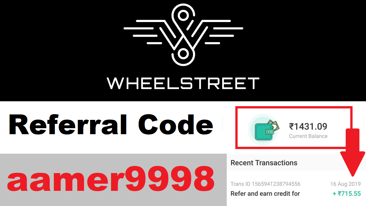 Download APK WheelStreet Referral Code Get Free ₹715 + Refer & Earn