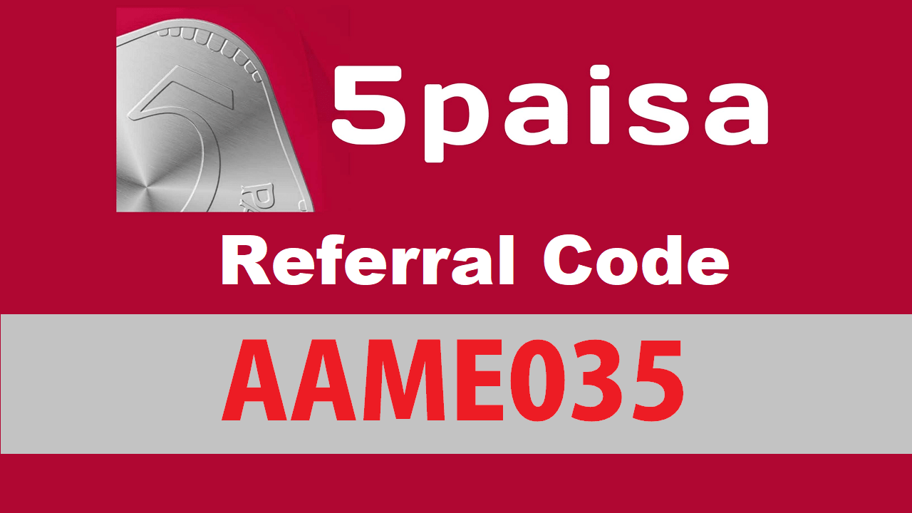 5Paisa Promo Code AAME035 Get Free ₹300 Referral Code