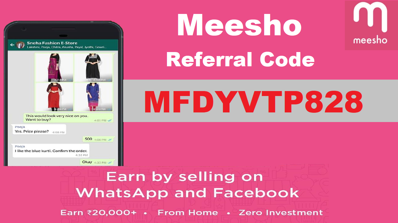 Meesho Referral Code Get Rs 200 OFF + Refer and Earn Real Money