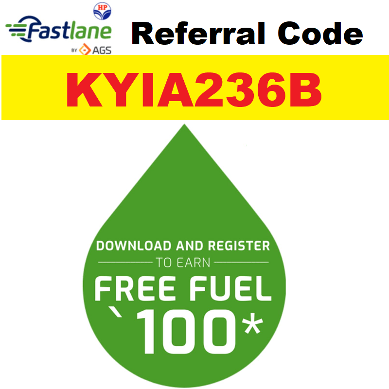 FastLane Referral Code Get Rs 100 Free Fuel + Refer & Earn Petrol