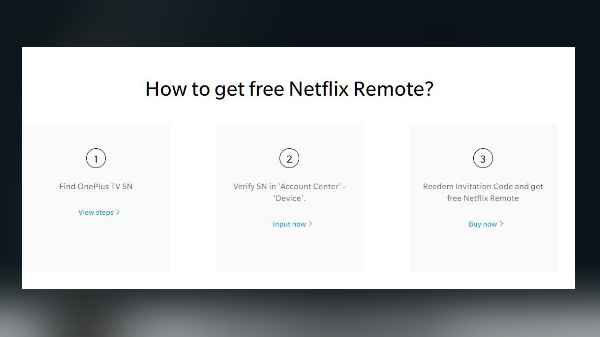 How to Buy OnePlus TV Netflix Remote Invitation Code Get Free Remote