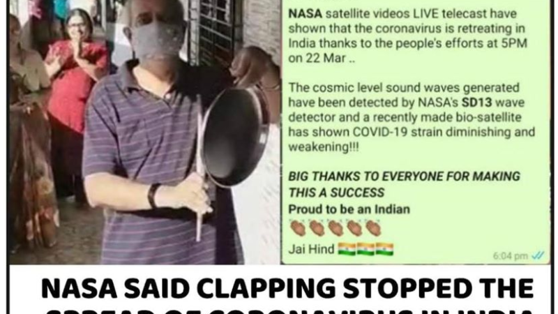 Nasa Satellite Video Live Telecast Janta Curfew Coronavirus Retreat India