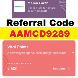GetVital Referral Code Get Free ₹500 MamaEarth Gift Voucher