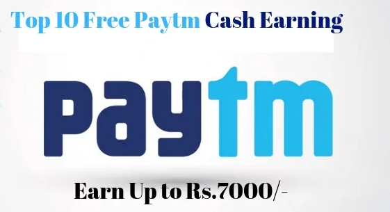 Top Best Instant Free Paytm Cash Earn Apps 2020