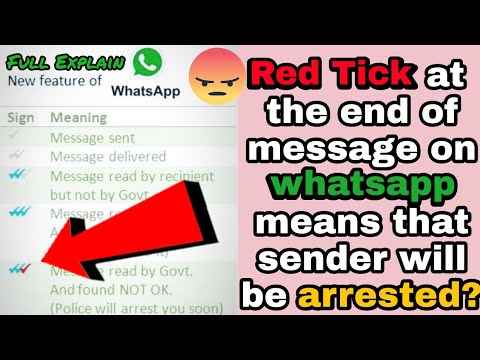 Whatsapp Red Tick Means Fake News Alert Government Action on Users