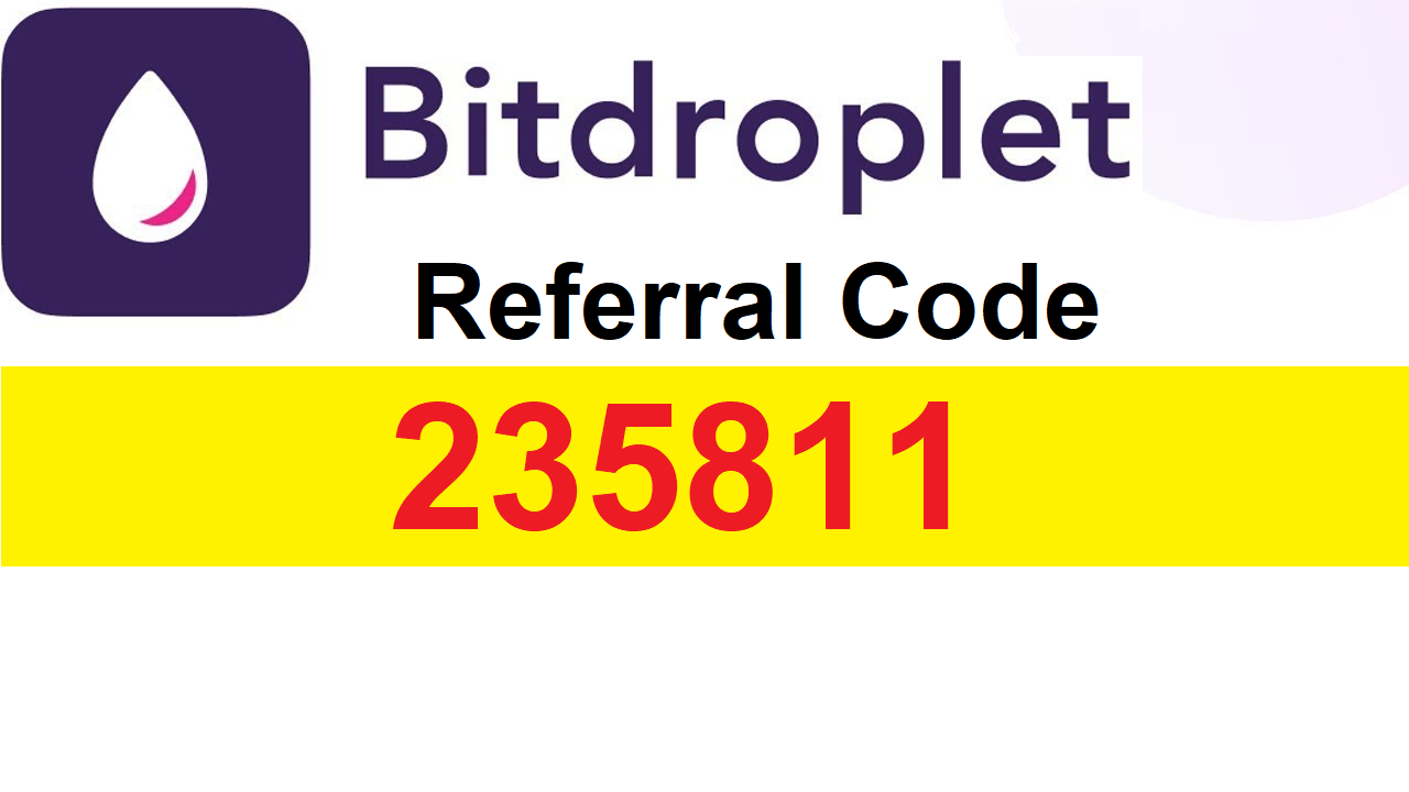 Download APK Bitdroplet Referral Code Get Free 1 USDT Bitcoin