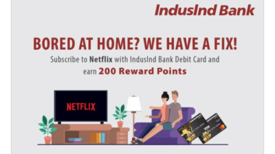 Free Subscribe Netflix Indusind Bank Debit Card Get Free 200 Reward