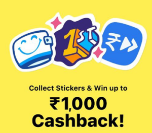 Paytm Digital Bharat | Paytm Collect Stickers & Win Free Cashback
