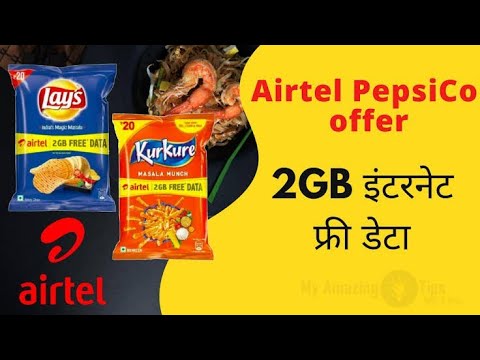 Kurkure Airtel Free Data Buy Chips Packet Rs 20 & Get 2 GB Data Free