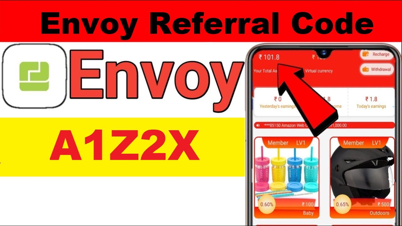 Download APK Envoy Referral Code Earn Upto Rs 500 + Refer & Earn