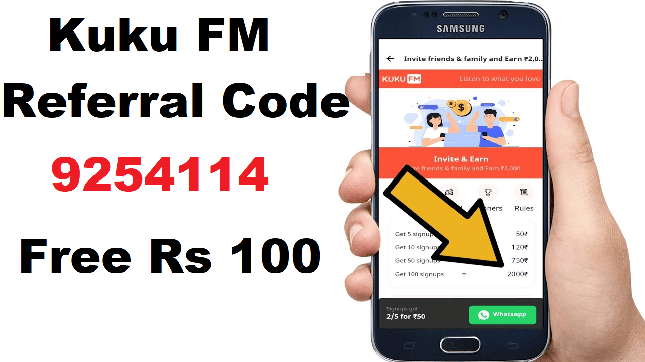 Download APK Kuku FM Referral Code Earn Free Paytm Cash Refer Earn