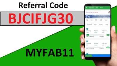 Download APK MyFab11 Referral Code Get Free ₹50 via Refer Code