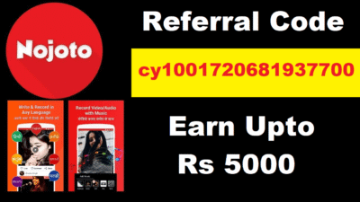 Download APK Nojoto Referral Code Earn Free Money Earn Scratch Card