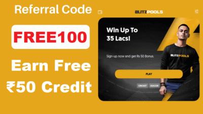 Download APK BlitzPools Referral Code Earn Free Rs 50 + Refer & Earn