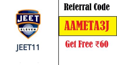 Download APK Jeet11 Referral Code ₹60 Play Fantasy Sports 100% Use