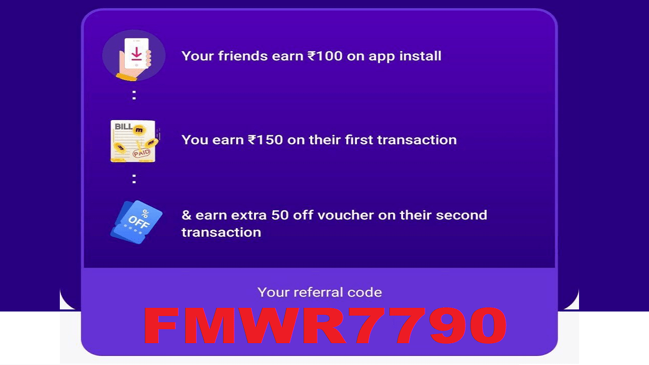 Download Magicpin Referral Code FMWR7790 Rs.40 Free Recharge