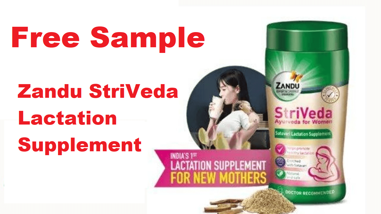 How to Get Free Sample of Zandu StriVeda Lactation Supplement