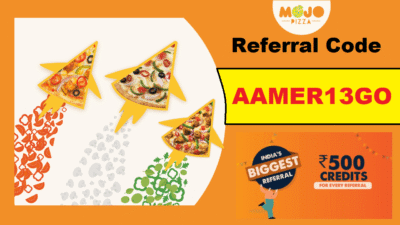 Mojo Pizza Referral Code Earn Free Rs 100 Credit + Refer & Earn