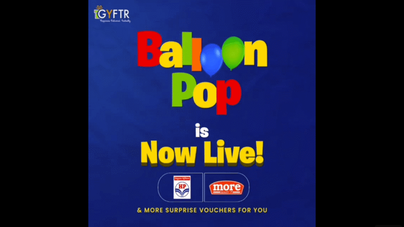 MyGyftr Holi Game Balloon Pop Free vouchers or Discount Coupons