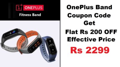 OnePlus Band Coupon Code Get Flat ₹200 OFF get at Just ₹2299