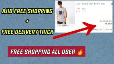 Ajio Free Shopping Worth Rs 200 + Free Shipping