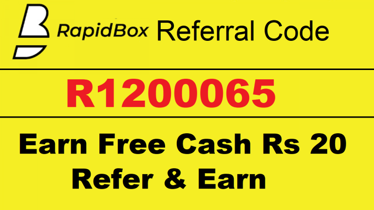 Download APK Rapidbox Referral Code Earn Free ₹20 on Sign up+ ₹10/R