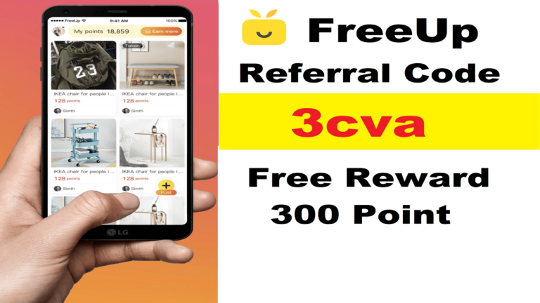 Download APK FreeUp Invite Code Get Free Reward Referral Earn