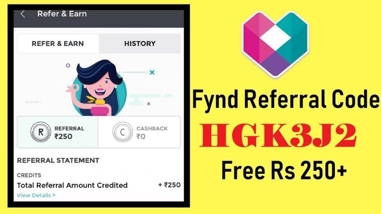 Fynd Referral Code HGK3J2 Earn Upto ₹10000 Fynd Cash Refer and Earn