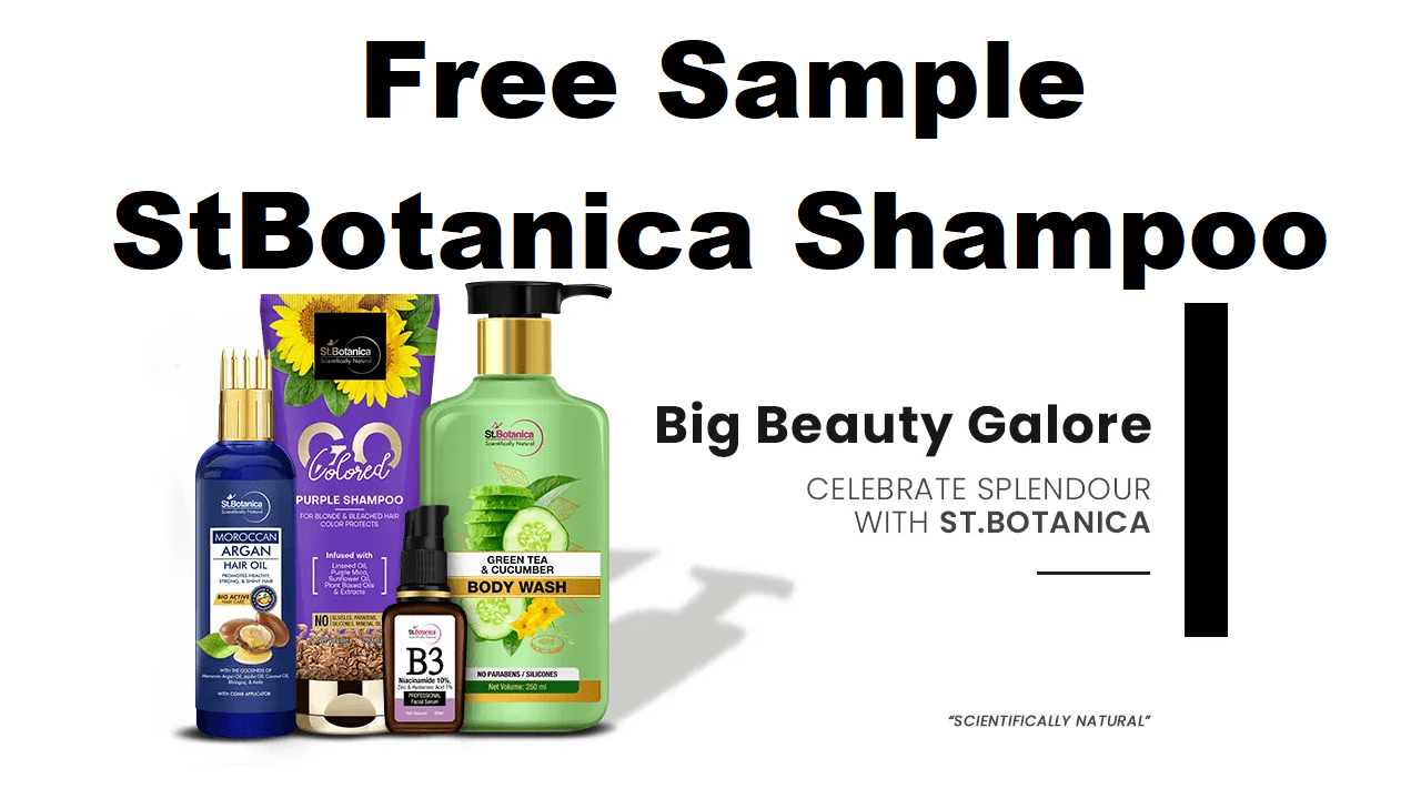 How to Get Free Sample of StBotanica Shampoo + Conditioner (25ml)