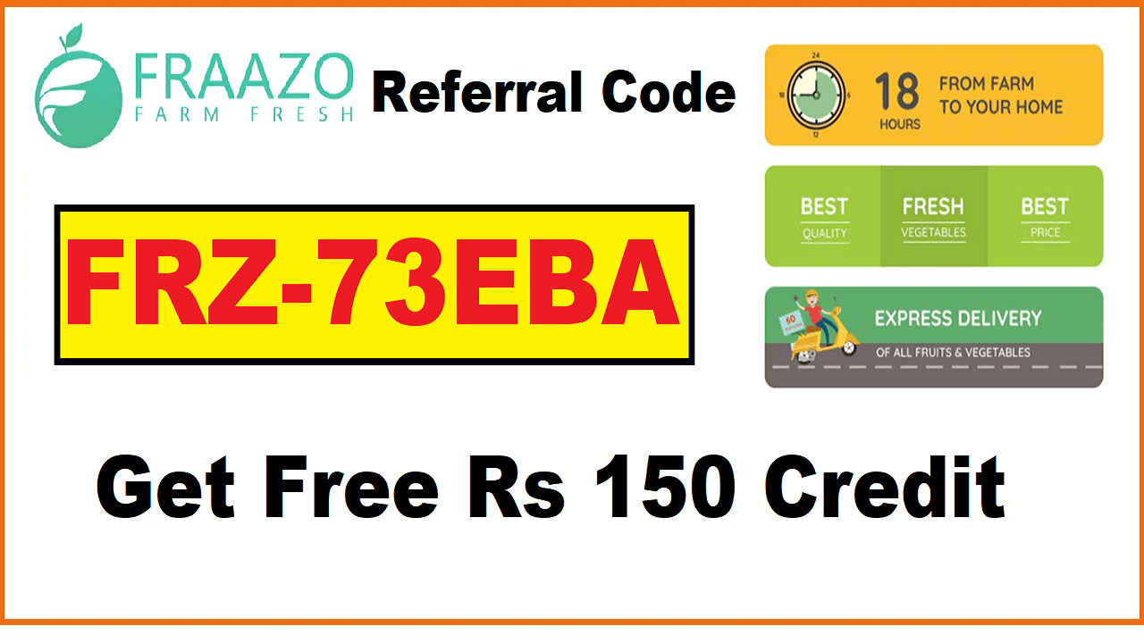 Download APK FRAAZO Referral Code Free ₹150 + Refer & Earn Cash