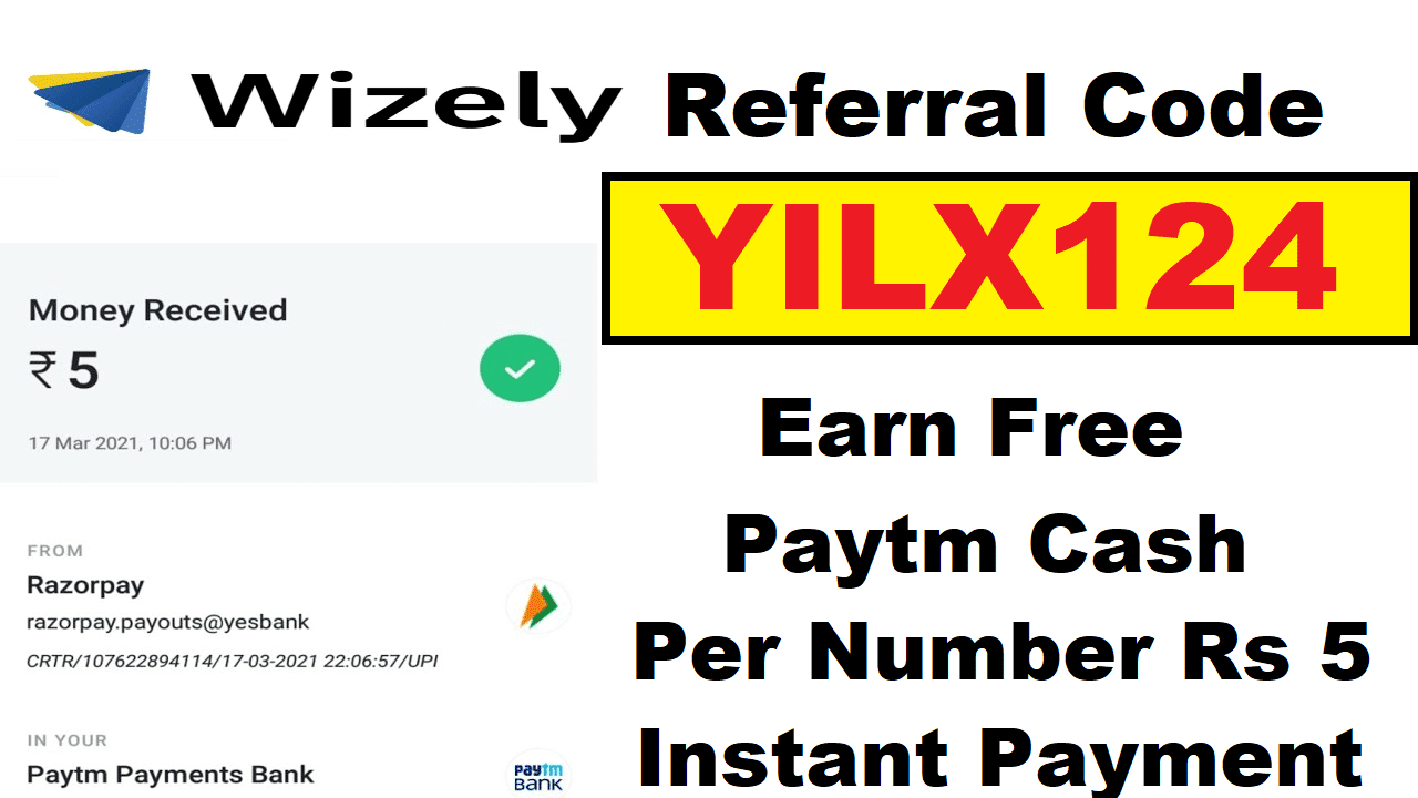 Download APK Wizely Referral Code & Earn Free Rs 50 Credit
