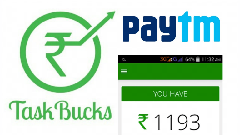 Download APK Taskbucks Promo Code Earn Free Paytm Cash