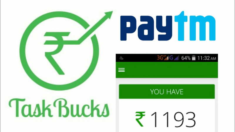 Download APK Taskbucks Promo Code Earn Free Paytm Cash 100