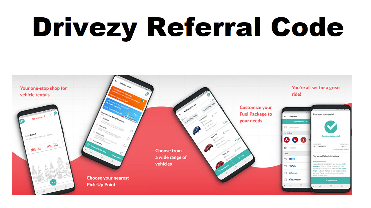 Download APK Drivezy Referral Code Refer and Earn Rs 100